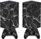 PlayVital Skin für Xbox Series X, Aufkleber Vinyl-Skins Schutzfolie Wrap Abziehbild Abdeckung Stickers für Xbox Series X Konsole Controller-Schwarz Weiß Marmor Optik