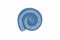 ULLENBOOM ® Baby Kuschelschlange Waffelpique 200x13 cm in Blau (Made in EU) - Kuschelschnecke in vielen Farben und Größen, Bezug: 100% ÖkoTex Baumwolle, Nackenrolle