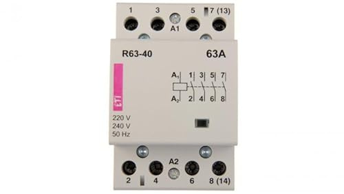 Modularschütz 63A 230V AC 4Z 0R R 63-40 002463450 eti-polam 5904722903616