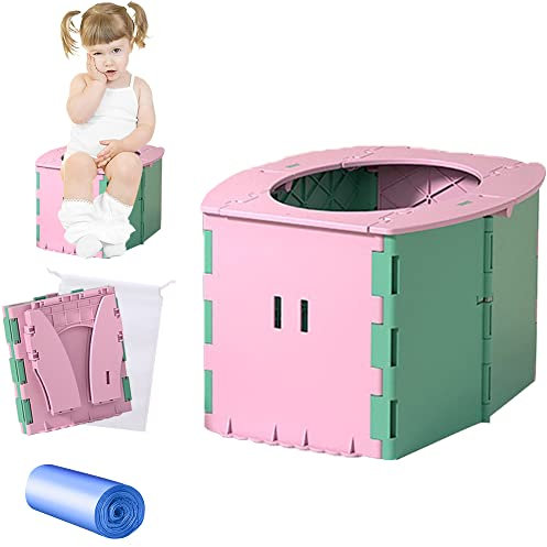 Faltbares töpfchen kinder,Töpfchen für kinder unterwegs,Baby potty travel,Portable toilette für kinder,Baby WC Töpfchen,Töpfchen für Kinder,Baby Potty,kinder töpfchen,Babytopf WC (Kamelienpollen)