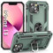 ADDIT iPhone 13 Case with Kickstand Ring, Magnet Car Mount, Military Grade, Heavy Duty, Teal