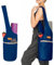 ALLEN & MATE Große Yogamatte, Tragetasche, Sport, Fitnessstudio, Trainingstasche mit Gesichtshandtuch, passend für die meisten Matten (kristallblau)