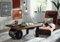 MASSIVMOEBEL24.DE Railway Couchtisch 110x80x43 Mango, Farbe:braun lackiert, Größe:110x80 cm