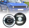 NSLUMO 7 Zoll Golf LED Fahrscheinwerfer E4 Zertifizierung ECE RHD LED Scheinwerfer High Abblendlicht Halo Ring DRL Standscheinwerfer für V.W Golf MK2 Mk1 Caddy Transporter 2St