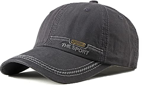 YAMEE Baseball Cap Denim Herren,Basecap Unisex Vintage Baseballmütze Sportkappe Verstellbar,Baseballkappen Herren Sonnenhut für Outdoor-Aktivitäten Angeln,Camping