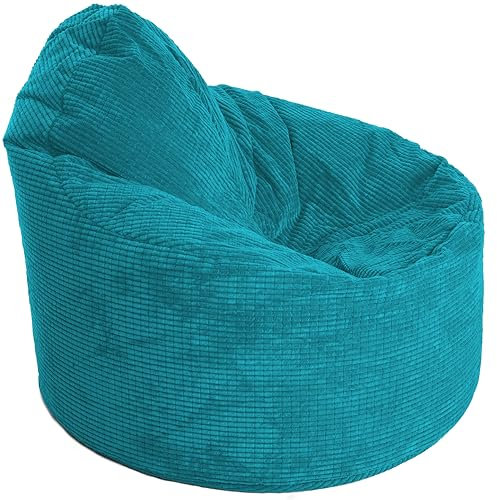 Gilda Monster Classic Corduroy Beanbag Includes Filling (Teal)
