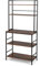 Giantex - Estantería de almacenamiento de 5 niveles de estilo industrial, estante de cocina para horno microondas con dispositivo antiderrame, mueble soporte para sala de estar, cuarto de baño, balcón