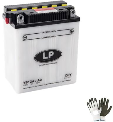 COMPATIBILE CON YAMAHA XV Virago 535 dal 1986 al 2002 BATTERIA YB12AL-A2 LP COMPLETA PER L'USO BATTERIE DRY 12 AH AMPERE 12 VOLT SPECIFICA MOTO SCOOTER 134X80X160MM