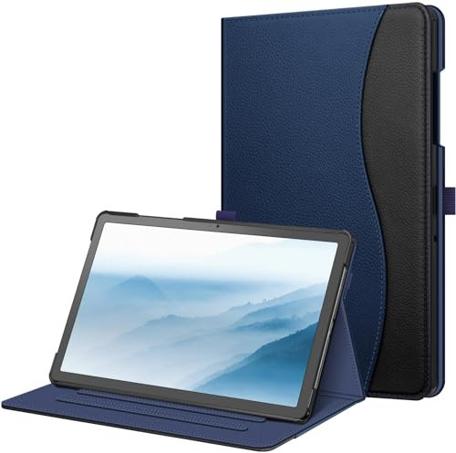 Fintie Case for Samsung Galaxy Tab A9 Plus/A9+ 5G 11 Inch 2023 Model (SM-X210/X216/X218), Multi-Angle Viewing Smart Stand Back Cover with Pocket Auto Wake/Sleep, Blue