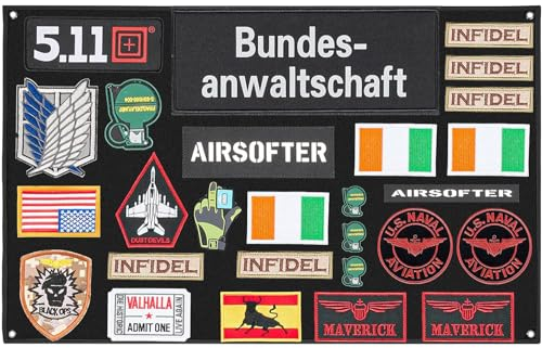 60x45cm Patches Klett,Kletttafel Patches Klett,Wand Klettfläche Klettmatte,Taktisches Patch-Display-Board,Wand Taktisch Militä