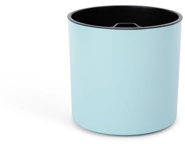 rePotme Selbstbewässernder Blumentopf für Zimmerpflanzen, afrikanische Veilchen, Sukkulenten, The Aqua Core Collection (Ozeanblau), 20,3 cm