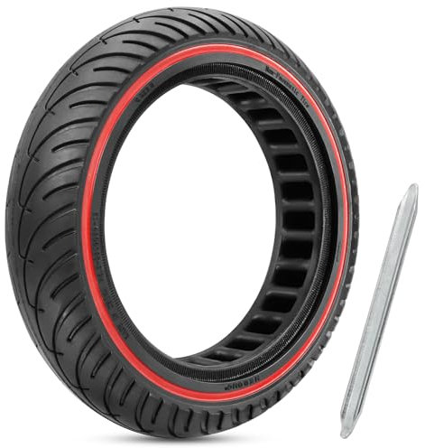 Xiasir 1PCS 8.5 Zoll Vollgummireifen Reifen 8.5 x 2 Gummi Ersatzreifen Kompatibel mit Xiaomi M365, Pro, Pro 2, Xiaomi 3, Xiaomi 1s, Xiaomi 4 Lite Elektroroller Vorder- und Hinterrädern