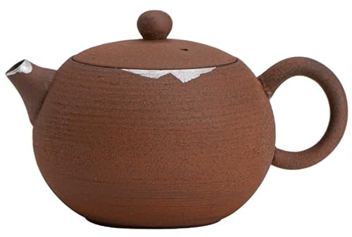Teekanne Versilberte Retro-Teekanne, handgefertigte chinesische Retro-Teekanne, Keramik-Kung-Fu-Teeservice-Teekanne, Multifunktions-Teekanne, spezieller Teekocher Teekannen für Teetasse
