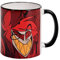 Elbenwald Tazza Alastor Con Stampa Completa Per I Fan Di Hazbin Hotel - Capacità 320 Ml, Altezza 10 Cm - Ceramica Rossa