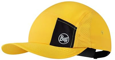 BUFF®| Kappe 5 Panel Go Männlich Weiblich Erwachsene Flexibel, UPF50, Verstellbar, Nachhaltig, Leicht, Laufen, Recycelte Materialien, Komfortabel, L/XL, Jaune