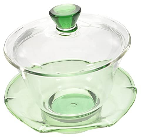 SHOWERORO Set Di Ciotola Da Tè Cinese Kungfu Tazza Da Tè Tradizionale Materiale Leggero E Trasparente E Decorare Casa O Ufficio