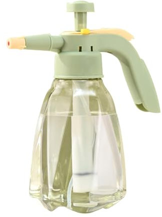 Pulverizador de bomba de mano para jardín | Pulverizador de bomba de agua pequeña de 1,5 L, botella de agua a presión para césped con boquilla ajustable para plantas y soluciones de limpieza