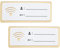 GOMAKERER 2 Stück Acryl WiFi Schild WiFi Zeichenaufkleber Für Die Wand Drahtloses Netzwerk Abdeckungszeichen Internet Passwort Wandaufkleber Für Zuhause Oder Das Geschäft Restaurants Oder Café