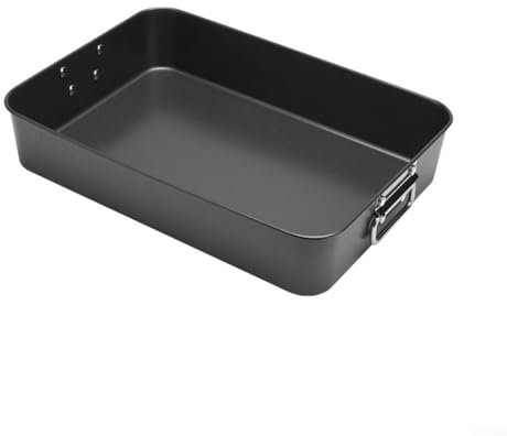 Leistungsstarker 40,6 cm großer Edelstahl-Bräter mit ergonomischem Griff-Design (34,8 cm)