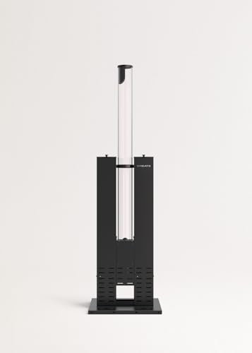 CREATE FIRE TUBE HEATER/Pelletofen für den Außenbereich, rauchfrei, 8,2 kW, rauchfrei, widerstandsfähige Materialien, Kapazität 3,6 kg Pellets, Abdeckung bis zu 9 m², Verbrauch bis zu zweieinhalb