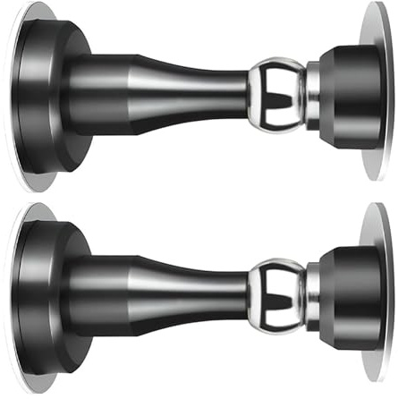Türstopper Magnetischer Türschnapper - 1 Packung Edelstahl, strapazierfähige Türstopper für die Unterseite der Tür, Wand- & Bodenmontage ohne Bohren, starker Klebstoff & Schrauben, Türhalter zum