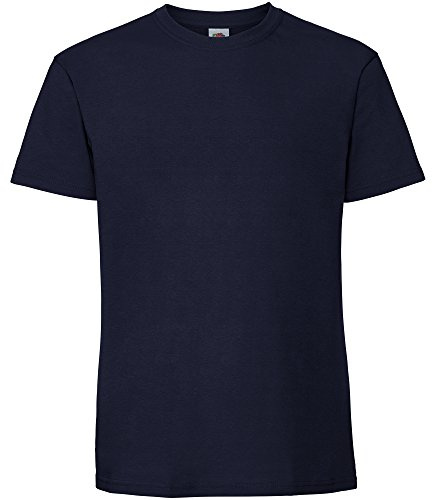 Fruit of the Loom Mens Ringspun Premium Tshirt (S UK) (Deep Navy)