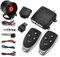 MASO Stil 12 Auto-Zentralverriegelung Universal Auto Remote Central Kit Fahrzeugtürschloss mit Stoßsensor + Contorl Box + 2 Ersatz-Fernbedienungen für Auto-Zentralverriegelung