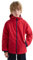 maoo garden Veste de pluie pour garçons Coupe-vent imperméable et léger doublé de polaire pour enfants Rouge 7-8Y