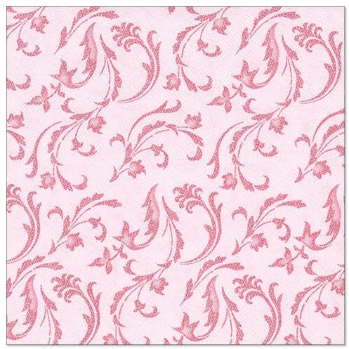 250 Stück Servietten, fuchsia ROYAL Collection 1/4-Falz 40 x 40 cm Damascato