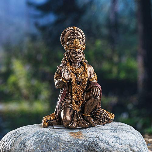 Pacific Giftware Hanuman Figur klein - Hindu Gottheit Deko Statue Götter Hinduismus Affengott