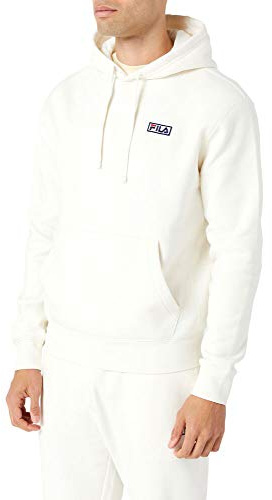 FILA Algot Fleece Hoodie Felpa con Cappuccio, Gardenia, S Uomo