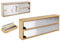 Quttin | Dispensador de Bambu Aluminio y Film 33.5x13x5.5 cm Tamaño óptimo Portarrollos Papel Cocina - Dispensador Papel Aluminio y Film Organizador de Cocina
