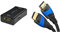 KabelDirekt - HDMI 2.0 aktiver Repeater - (Signal-Verstärker, UHD 4K/60Hz, HDR, YUV 4:4:4, max. 50m Reichweite) & 0,25 m – 4K HDMI-Kabel (4K@120Hz & 4K@60Hz für ein spektakuläres Ultra-HD-Erlebnis)
