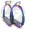 Rainbow Offset-Steigbügel, flexibel, Sicherheit (12,9 cm), gebogen, Eisenstahl