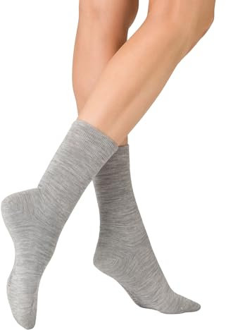 KUNERT Damen Socken Wool Care wärmend Lichtgrau 0170 39-42