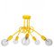 Light-Home Edison Deckenbeleuchtung Lampen Deckenlampen - Deckenlampe Industrial für Wohnzimmer Schlafzimmer und Esszimmer aus Metall - Pendelleuchte 5-Flammig - Gelb