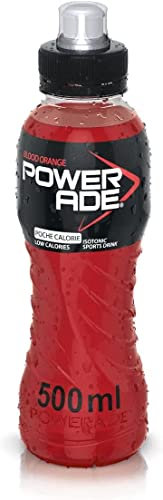 12x Powerade Arancia Rossa Bevanda energetica Energiegetränk Rote orange 50 cl
