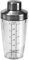 Cole & Mason großer Acrylglas Salat Dressingshaker 20 cm mit Edelstahldeckel