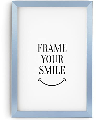 MONFRAME Bilderrahmen Modern - 24x30 cm - Blau - mit Acrylglas