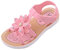 MNSWR Ballerines Fille Babies Fille Chaussure À Talon Enfant Princesse,Sandales Aquatiques Pailletée Sandales Et Nu-Pieds Fille Chaussures Blanches Fille Mariage Sabots à Enfiler Plateforme P 28