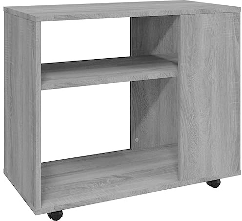 vidaXL Beistelltisch Grau Sonoma 70x35x55 cm Holzwerkstoff