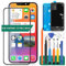 For Iphone 12 Pro Max LCD For Iphone 12 Pro Max Screen Replacement Display For 12 Pro Max A2411 Touch Screen Digitizer Assembly Repair Parts Kits(Black)
