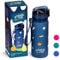 schmatzfatz Gourde Sport, Bouteille d'Eau Sport qui Garde l'Eau Froide, Gourdes pour Adultes, Enfants, Gourde en Plastique Sans BPA, Etanches pour Homme, Femme, Gourde dEau, Sans Paille, 400ml, Marine