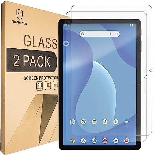 Mr.Shield Verre Trempé compatible avec Onn. 11 Tablet Pro/Onn 11 Inch Pro [Lot de 2] Film Protecteur d'écran Vitre Protecteur 9H Dureté