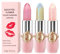 3 Packs Flower Jelly Lippenstift Set Magic Temperature Farbwechsel Lippenbalsam Langanhaltende Feuchtigkeitscreme Aloe Vera Flower Jelly Lippenstift Makeup Set (3PCS Set C)