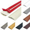 Floor Cable Protector, Flexible Cut to Size, PVC Cable Protection, Self-Adhesive Floor Cable Cover, Cable Floor Cover, Floor Cable Duct, Protects Cables and Prevents Tripping Hazards, 1 m, White Wood