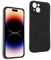 REY Cover in Gel TPU Nera per iPhone 14 6,1, Ultra Sottile 0,33 mm, Morbido Flessibile, Custodia Silicone