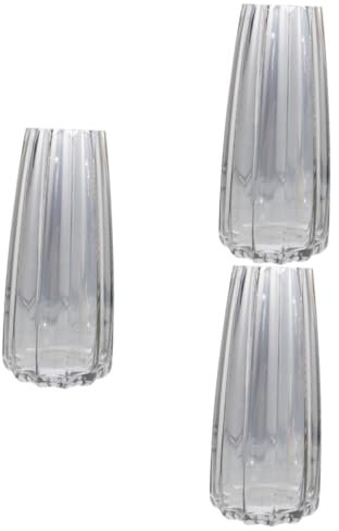 Hydrokultur, Glasflasche, Hydrokultur-Terrarium-Behälter, 3-teilige Vase, Tischdekoration, künstliche Blumenarrangements, Hochzeitsblumen-Dekorationen, Terrarium