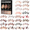 Beauty Adventskalender 2024, Weihnachts Countdown Kalender Fake Nail Set, Makeup Adventskalender Mädchen Frauen, Weihnachten Press on Nails Weihnachten DIY Nail Favors, Fake Nail Kit Adventskalender
