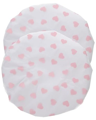 BESPORTBLE 2pcs Reusable Self Heating Baking Oil Cap Double Layer Hair Shower Cap for Long Hair for Deep Conditioning Bath Hat